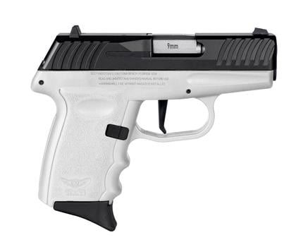 SCCY DVG-1 Sub-Compact Pistol - Black / White | 9mm | 3.1