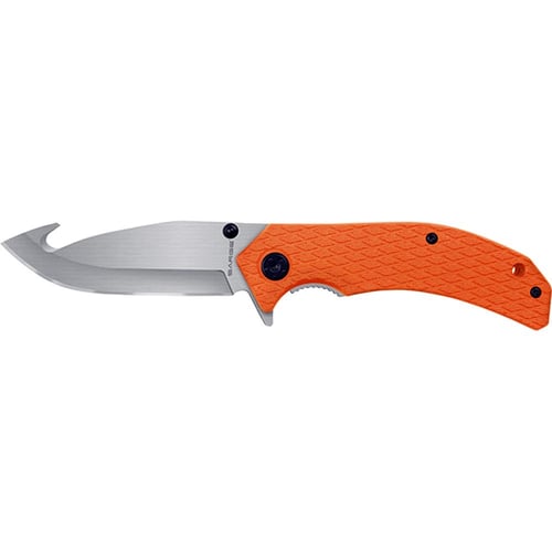 Sarge Knives Mojo Adrenaline Folding Knife 31/2 Gut Hook Blade Orange | 818123021938
