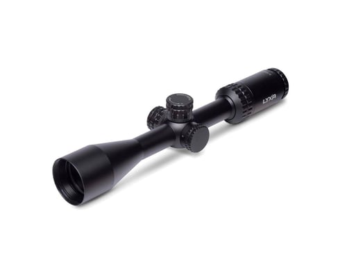 EXCLUSIVE Viridian LYXA Rifle Scope 3-12x44 1 SFP BDC MOA Non-Illum Black