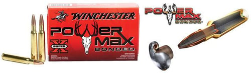 Winchester Ammo X7MMWSMBP Power Max Bonded  7mm WSM 150 gr 3200 fps Bonded Rapid Expansion PHP 20 Bx/10 Cs