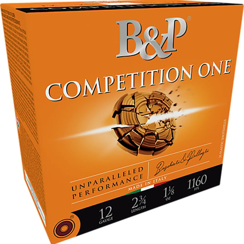 B&p Ammunition 12B78CP9 Competition One  12 Gauge 2.75