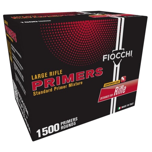 Fiocchi Large Rifle Primers  1500/ct | 762344063287