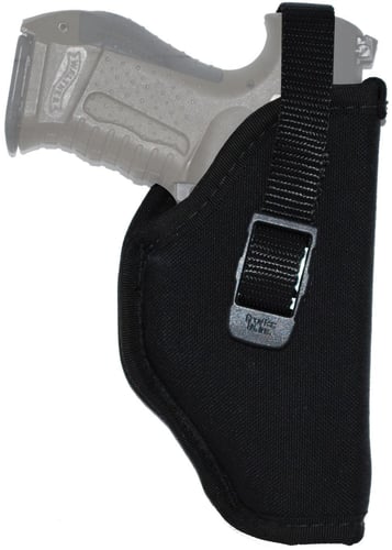 GrovTec US Inc GTHL14700R Hip  OWB Size 00 Black Nylon Belt Loop Fits Sm/Med DA Revolver Fits 2-3