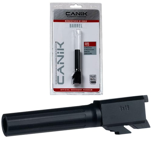 Canik Steel Drop in Barrel for Select 9mm Canik Pistols Sub Compact Fluted Black | 787450695412