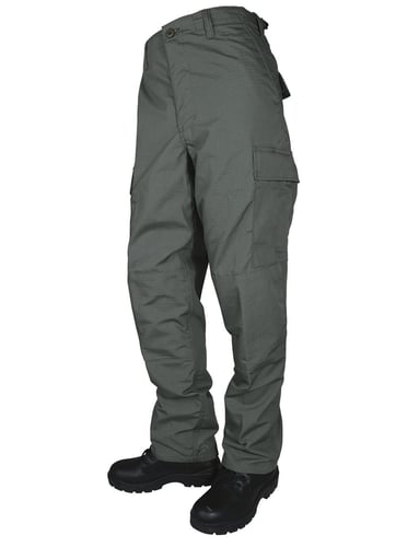 TruSpec BDU Basic Pants  6.5oz. 65/35 Polyester Cotton RipStop Zip Fly Closure Olive Drab XLarge | 690104464893