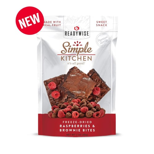 Readywise Simple Kitchen Raspberries & Brownie Bites - 2 oz