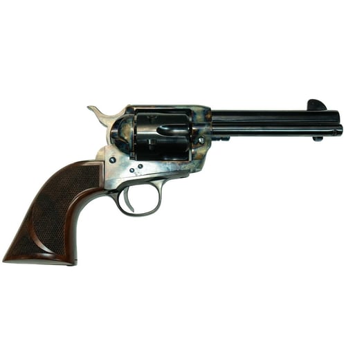 Pietta GWP357CCH434NMC Great Western II Premier 357 Mag 6 Shot 4.75 Inch Blued Steel Barrel  Cylinder, Color Case Hardened Alloy Steel Frame, Checkered Walnut Grip, Exposed Hammer | 641996201103