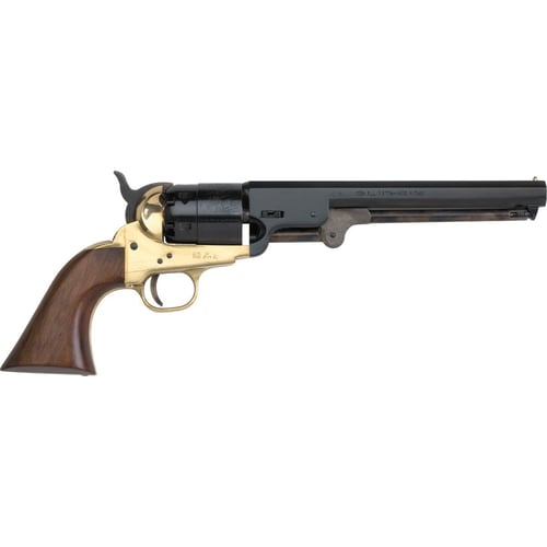 Pietta 1851 Navy 44 cal Blackpowder Revolver .44 Caliber Engraved Cylinder/Brass Frame 7 1/2 Barrel | 641996720031