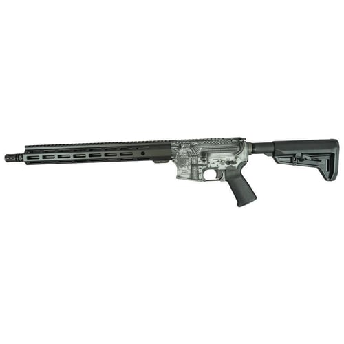 Shark Coast Tactical Armed Forces Grey Rifle 5.56mm 30rd Magazine 16 Barrel 15 MLOK Handguard | 810105514483