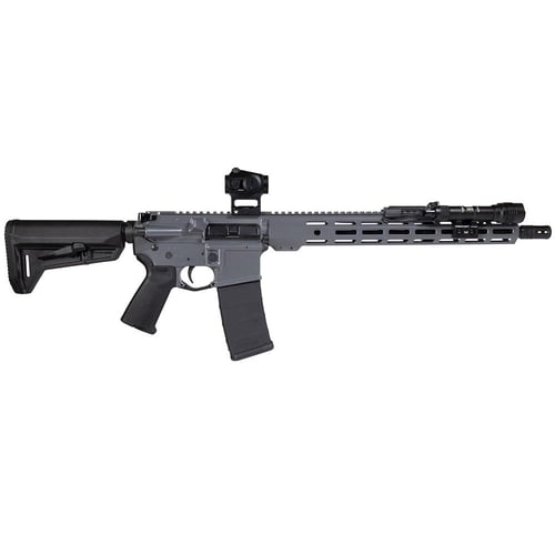 Shark Coast Tactical Grey Knight AR15 Rifle 5.56mm 30rd Magazine 16 Barrel 15 Handguard Vortex Crossfire  Streamlight Protac Carrybag | 810105518160