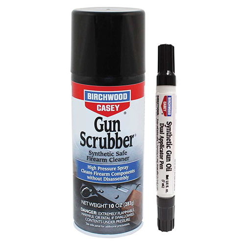 Birchwood Casey 33321 Gun Scrubber Synthetic & Dual  Applicator 10 oz/.25 oz