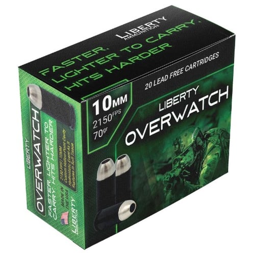 LIB 10MM OW 70GR HP BLK/SIL 20 | 691840873916