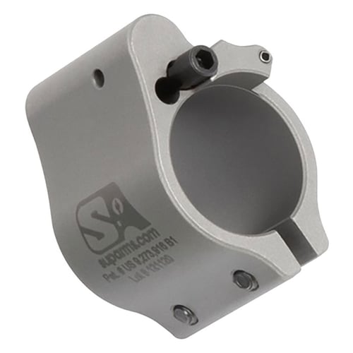 AR15 CLAMP ON ADJUSTABLE GAS BLOCK .750 Inch STAINLESS | 850011846056