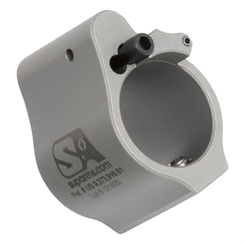 AR15 SOLID ADJUSTABLE GAS BLOCK .750 Inch STAINLESS STEEL | 850011846070