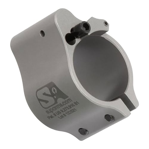 AR15 CLAMP ON ADJUSTABLE GAS BLOCK .875 Inch STAINLESS | 850011846094