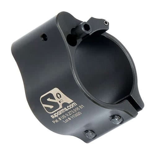 AR15 CLAMP ON ADJUSTABLE GAS BLOCK .936 Inch BLACK | 850011846124