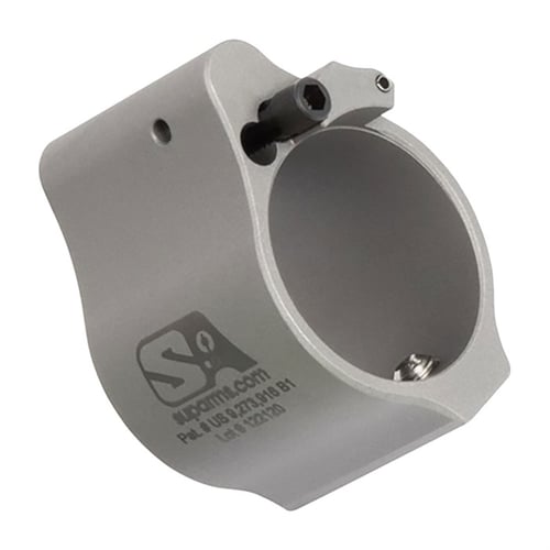 AR15 SOLID ADJUSTABLE GAS BLOCK .936 Inch STAINLESS STEEL | 850011846155