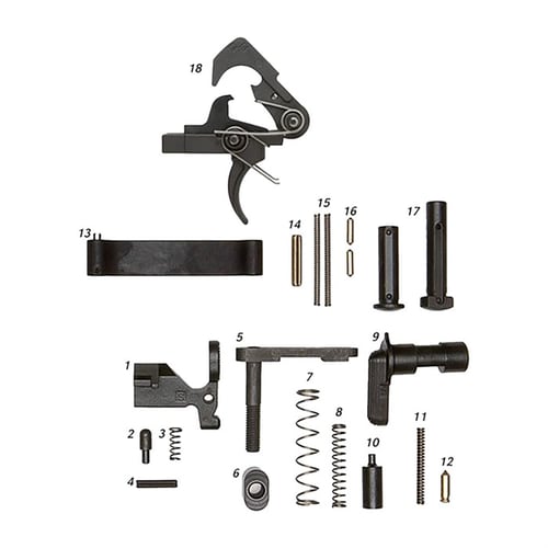 AR15 LOWER PARTS KIT W/ QMS TRIGGER | 817953020821