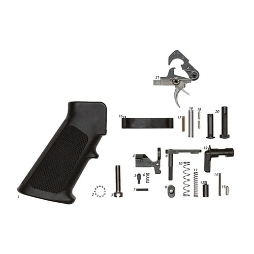 AR15 LOWER PARTS KIT WITH GRIP W/ ACT TRIGGER | 817953020852