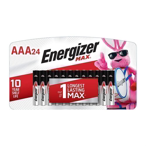 Rayovac E92BP24E4 AAA Max Black/Silver 1.5V Alkaline Qty 24 Single Pack | 039800103895