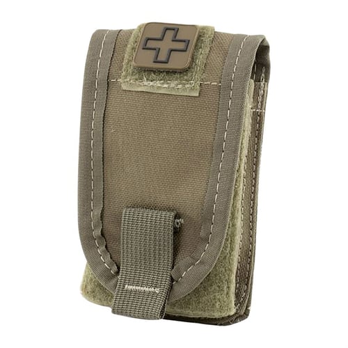 TOURNIQUET/SELF-AID POUCH W/MOLLE ATTACHMENT RANGER GREEN | 700615669776