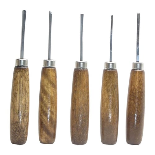 106M SUB MINI STRAIGHT HANDLE WOODCARVING 5 PIECE SET | 670333004381
