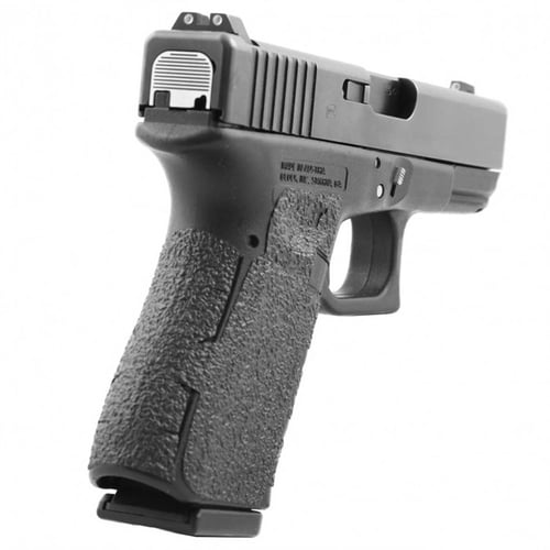 Talon Grips 111R Adhesive Grip  Textured Black Rubber for Glock 19,23,25,32,38,44 Gen4 with Medium Backstrap