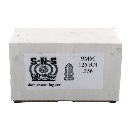 9MM .356 Inch 125GR RN LEAD BULLETS 500/BOX | 421000303258