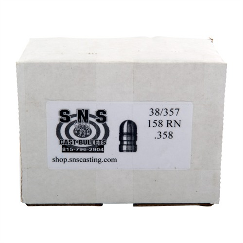 CAST 38 CALIBER .358 Inch 158GR ROUND NOSE LEAD 500/BOX | 421000303272