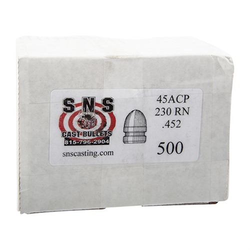 ROUND NOSE 45 CAL .452 Inch 230GR RN 500/BOX | 421000303357
