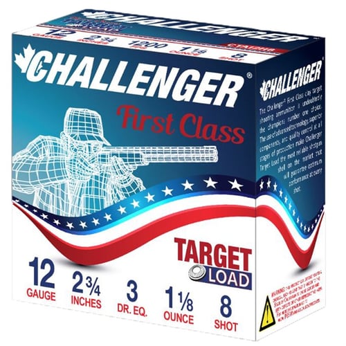12GA 23/4 Inch 1 OZ 8 SHOT  1200 FPS 250/CASE | 773622400083