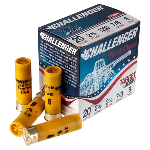 20 GAUGE 23/4 Inch 7/8 OZ 8 SHOT 250/CASE CTA208 | 773622410686