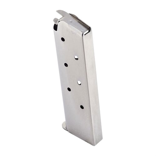 FULL SIZE CLASSIC 45 ACP 7 ROUND SS MAGClassic Full Size 1911 Magazine 45 ACP  7/RD  Stainless Steel  The Classic 1911 magazine in the traditional flush fit GIstyle with all new materials and follower designed for durability and reliabilitylower designed for durability and reliability | 790072997833