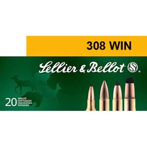 SELLIER  BELLOT 308 WINCHESTER 168 GR HPTB 20/BX | 754908511136