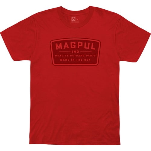 Magpul MAG1111-610-3X Go Bang Parts  Red Cotton Short Sleeve 3XL