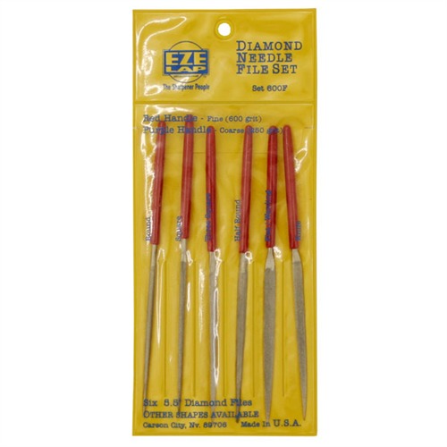 EZELAP DIAMOND NEEDLE FILE 600 SET, FINE STEEL | 081810960012
