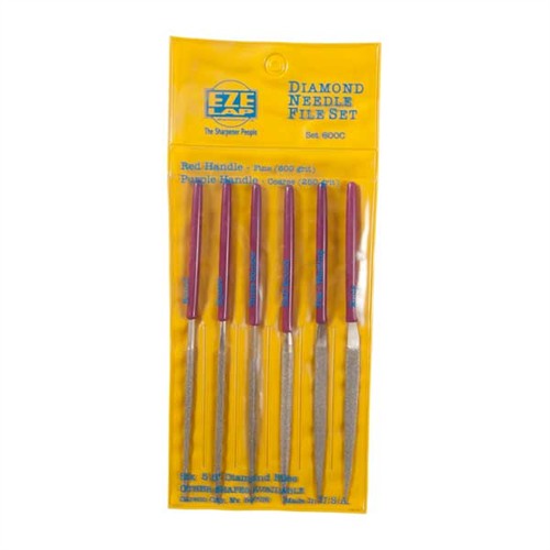 EZELAP DIAMOND NEEDLE FILE 600 SET, COARSE STEEL | 081819060027