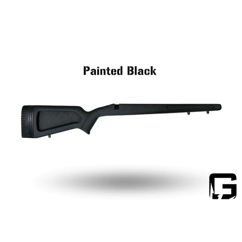 EAGLE LONG ACTION RIGHT HAND RIFLE STOCK PAINTED BLACK | 615764568378
