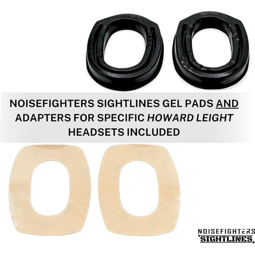 SIGHTLINES ADAPTER PLATES FOR HL IMPACT SPORTS BLACK | 644625960914