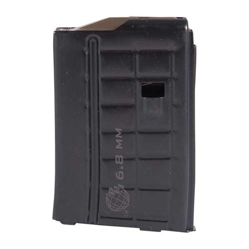 AR15 MAG 6.8 SPC, 22 NOSLER, 224 VALKYRIE 10RD STEEL BLK | 090222553156
