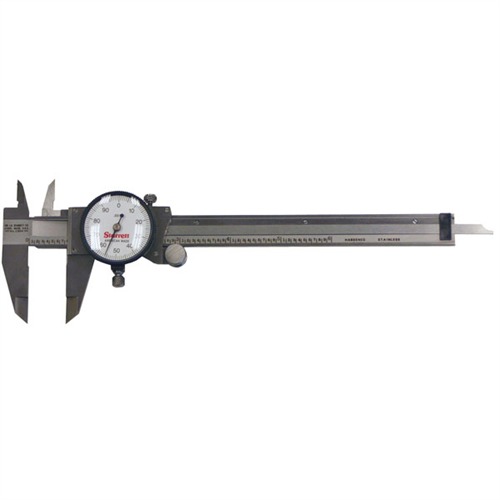 120 6 Inch WHITE FACE DIAL CALIPERS | 049659645149
