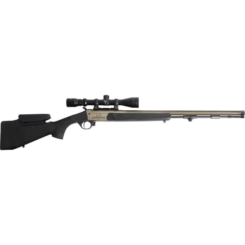 TRADITIONS NITROFIRE PRO .50 CAL W/SCOPE TUNG/BLK ADJ STK