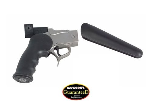 T/C Arms 08028750 G2 Contender Pistol Frame Multi-Caliber Contender Stainless Steel, Black Composite Grip