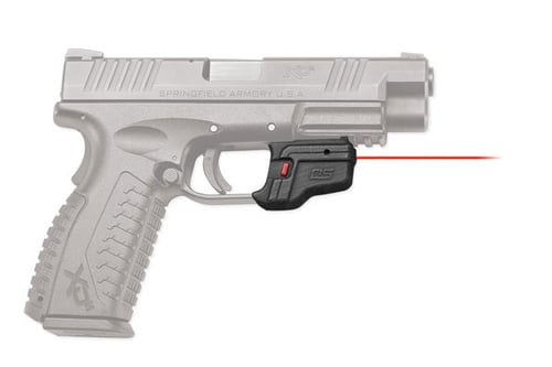 Crimson Trace DS123 Defender Accu-Guard 5mW Red Laser with 633nM Wavelength & Black Finish for Springfield XD, XD Mod.2, XD-M