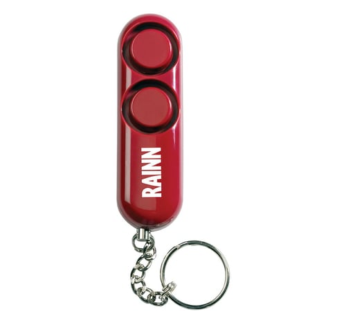 Sabre PARAINN01 Personal Alarm Dual Siren with Keyring Range 300 ft Pocket/Keychain Red