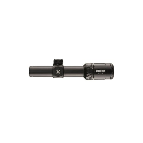 Axeon 2218703 Compact  Black Matte 1-6x24mm 30mm Tube Duplex Reticle