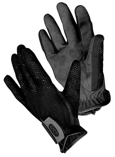 315 SHTGUNNR GLV BLK SShotgunners Gloves Size: S - Color: Black - Synthetic back - Elastic mesh body -Hook and loop wrist adjustment - Ultra suede palm with improved grip - Washable