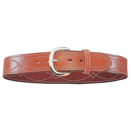 B9-FANCY STITCHED BELT TAN SZ44 BRSReversible Fancy Stitched Belt Plain - Tan - Size 44 - 1.75 Inch Wide - Brass - Cross over stitching - Premium, vegetable tanned full grain cowhide, oil tanned and hand rubbed - Reversible, full grain leather on one side and suede leather on thand rubbed - Reversible, full grain leather on one side and suede leather on the otherhe other | 013527122995