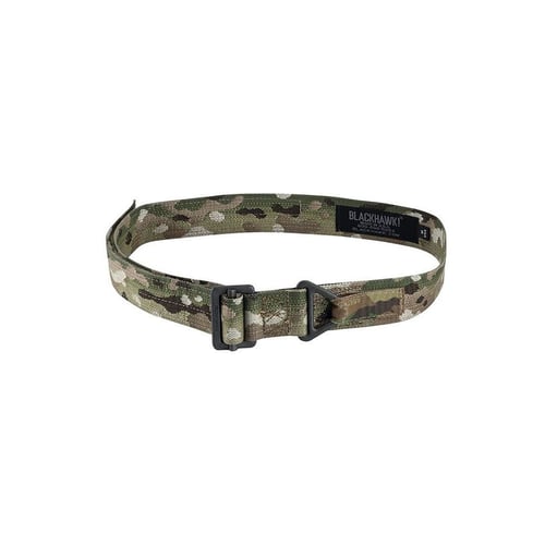 RIGGERS BELT W COBRA BUCKLE MLT 41INRiggers Belt w/Cobra Buckle MultiCam - Up to 41 Inch - 1.75 Inch webbing - Quick-detachbuckle - Adapter meets PIA-H-7195 standards - Hook and loop secures running end - 1.75 7,000 lb tensile strength- 1.75 7,000 lb tensile strength | 604544616514