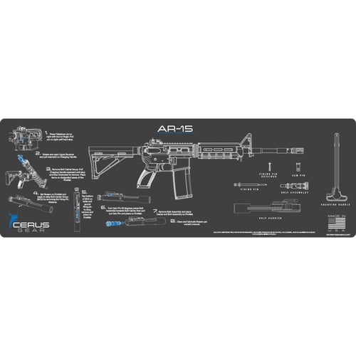 AR-15 INSTRUCTIONAL GRAY/BLUEAR-15 Instructional Rifle ProMat Chacoal Gray/Blue - 12